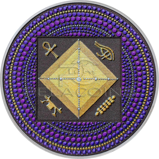Palau 2022 20$ Egypt Pyramid – Dot Art 3oz