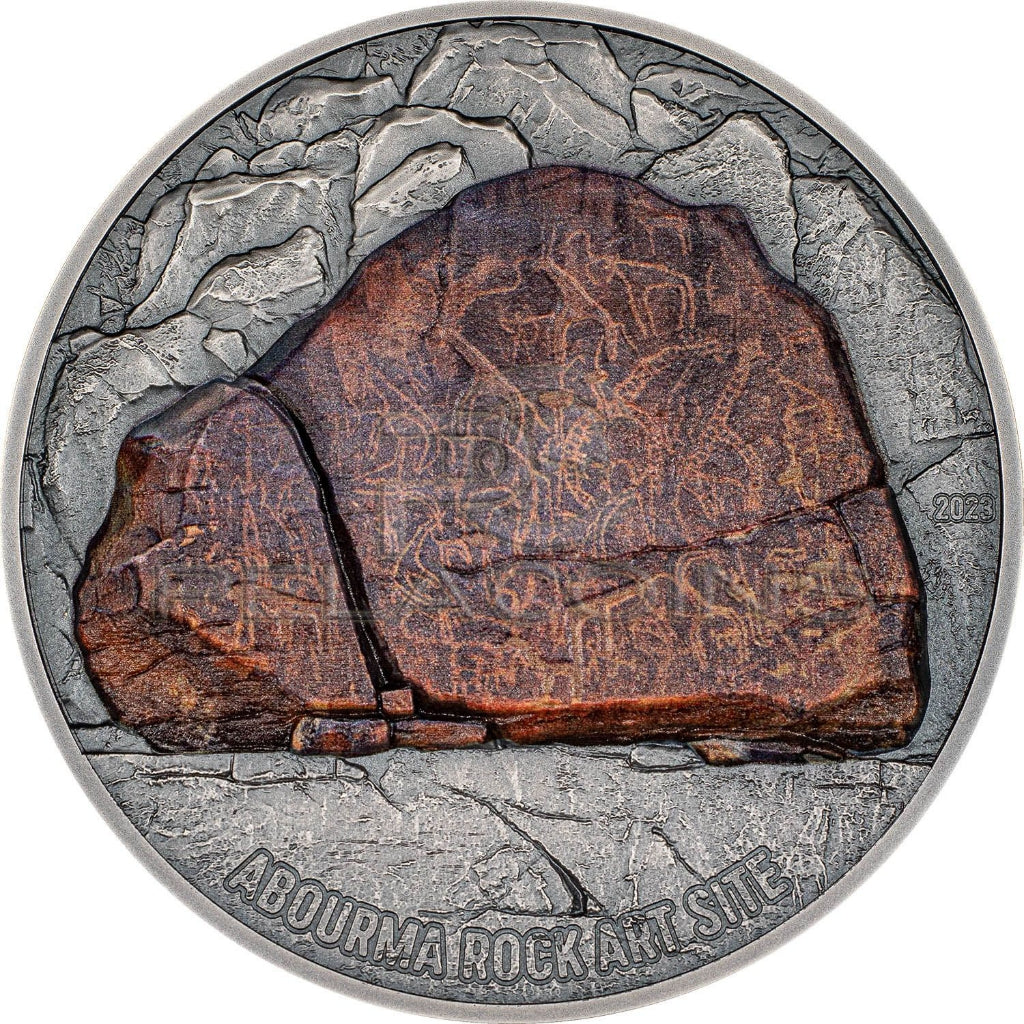 Djibouti 2023 200 Francs Abourma Rock Art – Prehistoric Art 3oz