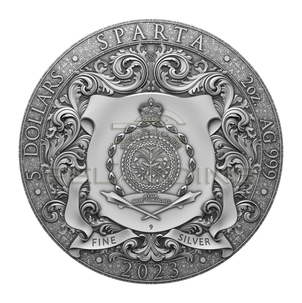 Niue 2023 5$ SPARTA 2oz Silver Coin