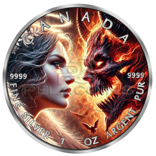 Canada 2025 5$ Angels and Devils - Angel of Death 1oz Silver Coin