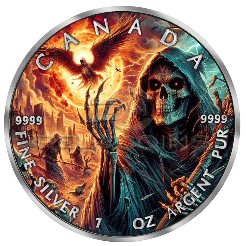 Canada 2025 5$ GRIM REAPER - Maple Leaf Armageddon X 1oz