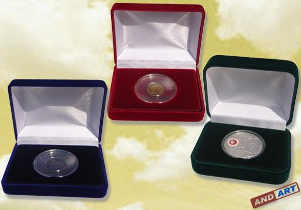 Etui na monetę w kapsule o nominale 10 zł
