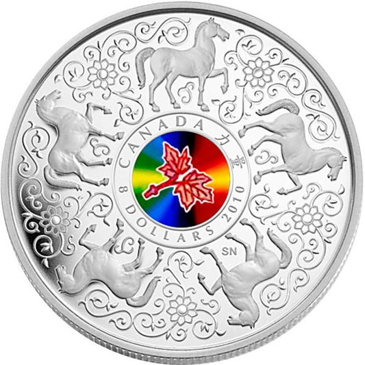 8 dolarów, Klonowy Liść Siły - Koń, 2010