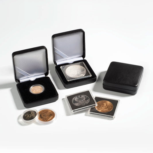 Metalowe etui na monety NOBILE 1x QUADRUM