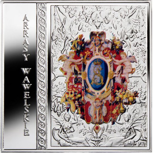 Arrasy wawelskie - Groteska z monogramem S A w medalionie