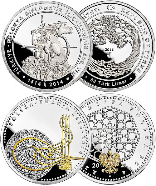 20 zł i 50 TRY, 600 lat stosunków dyplomatycznych polsko-tureckich, 2014