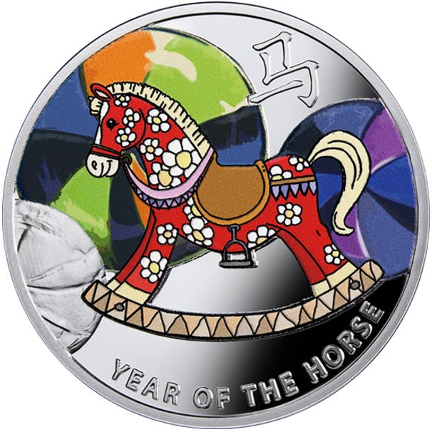 1 $, Kalendarz chiński - Rok konia - Konik na biegunach, 2014