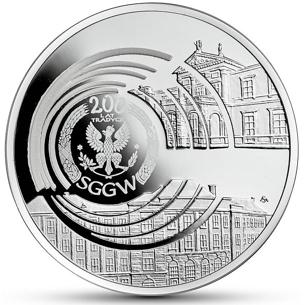10 zł, (SGGW) 200-lecie Szkoły Głównej Gospodarstwa Wiejskiego w Warszawie, 2016