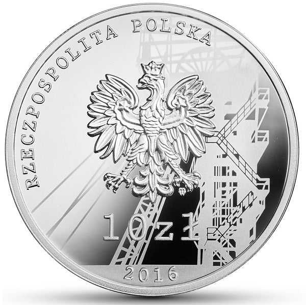 10 zł, 35. rocznica pacyfikacji kopalni "Wujek", 2016