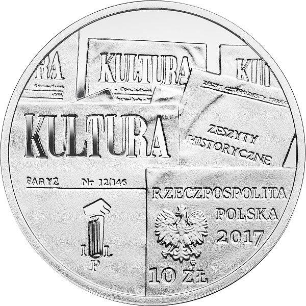 10 zł, 70-lecie Kultury Paryskiej, 2017