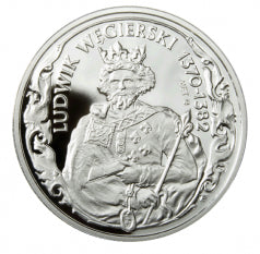 Koronowani Królowie Polski - Ludwik Węgierski (1370-1382) - blister numizmatyka, 2008